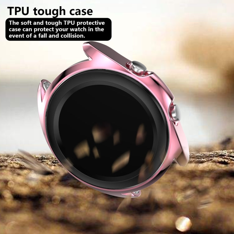 Ốp bảo vệ TPU mạ điện rỗng nửa vỏ, dành cho Samsung Galaxy Watch 3 41mm, dành cho Samsung Galaxy Watch 3 45mm