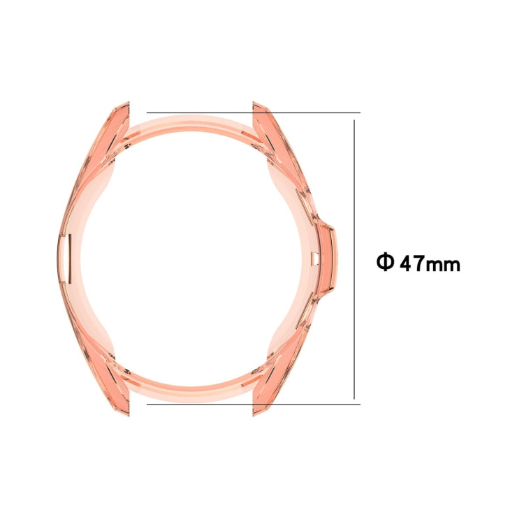 Ốp bảo vệ TPU mạ điện rỗng nửa vỏ, dành cho Samsung Galaxy Watch 3 41mm, dành cho Samsung Galaxy Watch 3 45mm