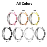 Ốp bảo vệ TPU mạ điện rỗng nửa vỏ, dành cho Samsung Galaxy Watch 3 41mm, dành cho Samsung Galaxy Watch 3 45mm