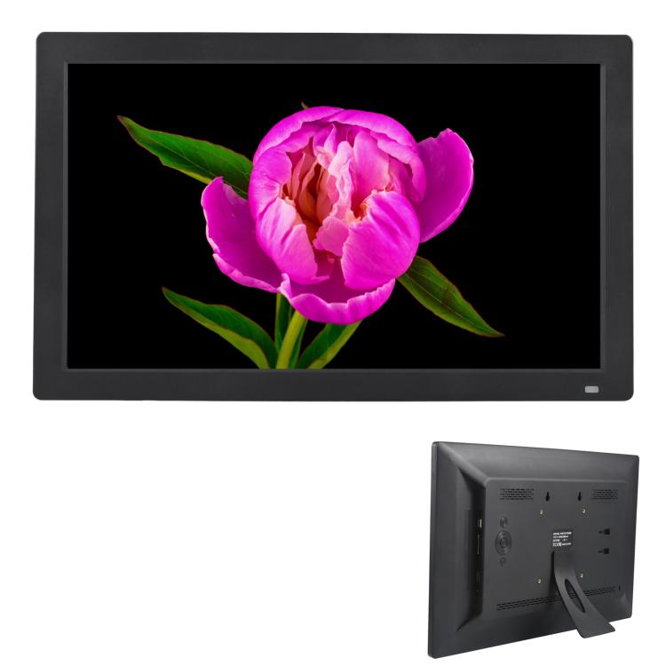 Khung ảnh kỹ thuật số màn hình LED 18.5 inch XCLT1850, phích cắm Mỹ, EU, Anh, Úc