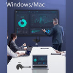 Máy chiếu màn hình không dây Measy AM1810 Type-C cho PC / TV / điện thoại, phích cắm EU