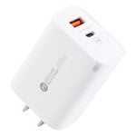 Sạc nhanh AR-PD12 65W QC3.0 USB và USB-C / Type-C PD, phích cắm US, phích cắm US
