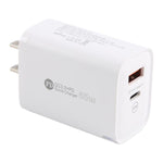 Sạc nhanh AR-PD12 65W QC3.0 USB và USB-C / Type-C PD, phích cắm US, phích cắm US