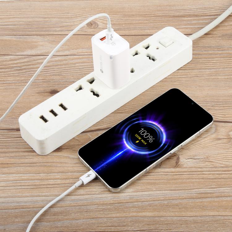 Sạc nhanh AR-PD12 65W QC3.0 USB và USB-C / Type-C PD, phích cắm US, phích cắm US