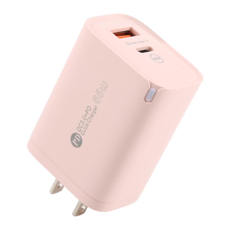Sạc nhanh AR-PD12 65W QC3.0 USB và USB-C / Type-C PD, phích cắm US, phích cắm US