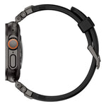 Dây đồng hồ silicone đầu nối hợp kim, Dành cho Apple Watch 46mm / 49mm / 45mm / 44mm