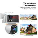 Camera Dome PTZ Góc Rộng Siêu Rộng Đa Ống Kính 8MP HD SriHome SH055B, SH055B