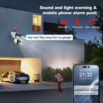 Camera Dome PTZ Góc Rộng Siêu Rộng Đa Ống Kính 8MP HD SriHome SH055B, SH055B