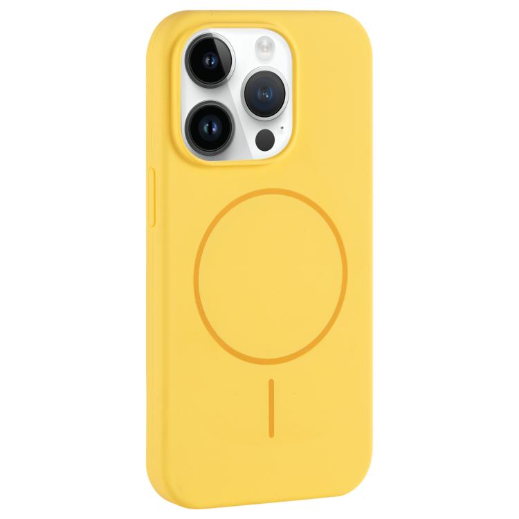 Large Hole Camera MagSafe Liquid Silicone Full Coverage Phone Case, For iPhone 14 Plus, For iPhone 14, For iPhone 14 Pro, For iPhone 14 Pro Max
