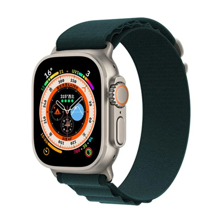 Dây đồng hồ vòng nylon Kalebol Aline, Dành cho Apple Watch 46mm / 49mm / 45mm / 44mm, Dành cho Apple Watch 42mm / 41mm / 40mm / 38mm