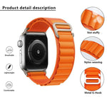 Dây đồng hồ vòng nylon Kalebol Aline, Dành cho Apple Watch 46mm / 49mm / 45mm / 44mm, Dành cho Apple Watch 42mm / 41mm / 40mm / 38mm