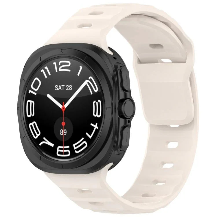 Kalebol Square Buckle Silicone Watch Band, For Samsung Galaxy Watch Ultra 47mm / Ultra 2025