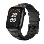 Dây đồng hồ silicone giáp co giãn cao Kalebol, Dành cho Apple Watch 46mm / 49mm / 45mm / 44mm