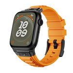 Dây đồng hồ silicone giáp co giãn cao Kalebol, Dành cho Apple Watch 46mm / 49mm / 45mm / 44mm