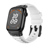 Dây đồng hồ silicone giáp co giãn cao Kalebol, Dành cho Apple Watch 46mm / 49mm / 45mm / 44mm