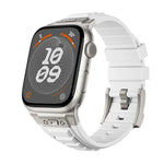 Dây đồng hồ silicone giáp co giãn cao Kalebol, Dành cho Apple Watch 46mm / 49mm / 45mm / 44mm