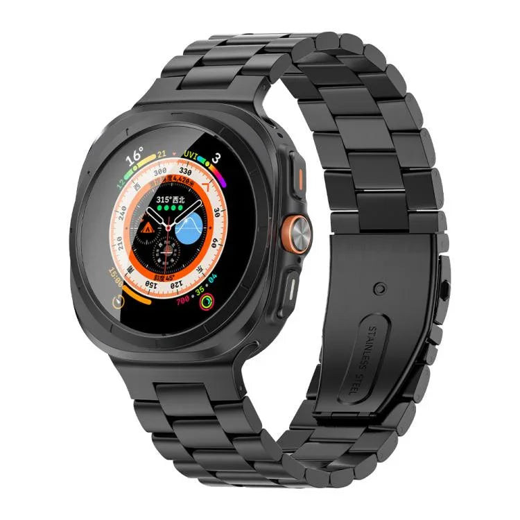 Dây đồng hồ thép ba hạt Kalebol, Dành cho Samsung Galaxy Watch Ultra 47mm / Ultra 2025