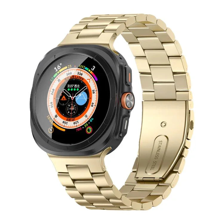Dây đồng hồ thép ba hạt Kalebol, Dành cho Samsung Galaxy Watch Ultra 47mm / Ultra 2025