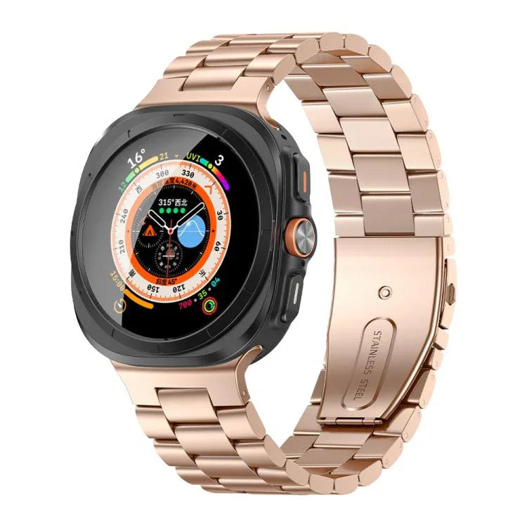 Dây đồng hồ thép ba hạt Kalebol, Dành cho Samsung Galaxy Watch Ultra 47mm / Ultra 2025