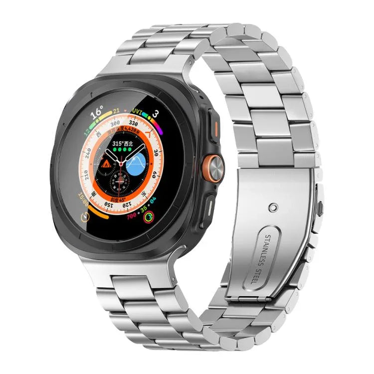 Dây đồng hồ thép ba hạt Kalebol, Dành cho Samsung Galaxy Watch Ultra 47mm / Ultra 2025
