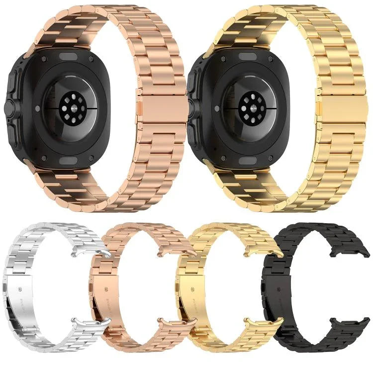 Dây đồng hồ thép ba hạt Kalebol, Dành cho Samsung Galaxy Watch Ultra 47mm / Ultra 2025