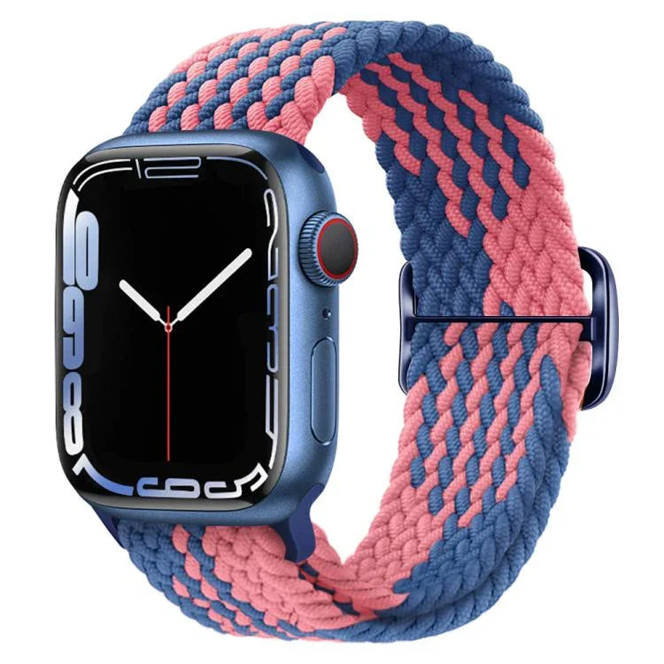 Dây đồng hồ nylon bện Kalebol với tám khóa, Dành cho Apple Watch 46mm / 49mm / 45mm / 44mm, Dành cho Apple Watch 42mm / 41mm / 40mm / 38mm