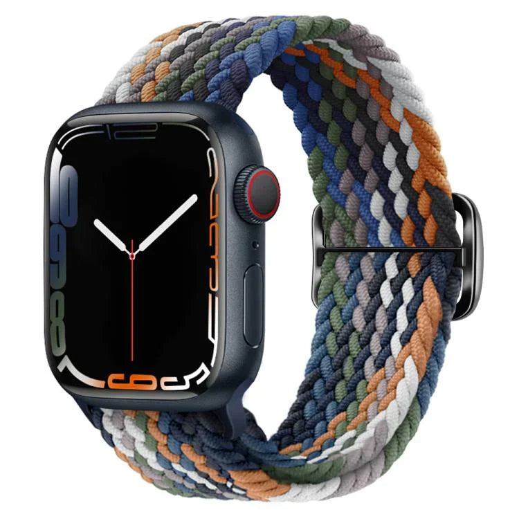 Dây đồng hồ nylon bện Kalebol với tám khóa, Dành cho Apple Watch 46mm / 49mm / 45mm / 44mm, Dành cho Apple Watch 42mm / 41mm / 40mm / 38mm