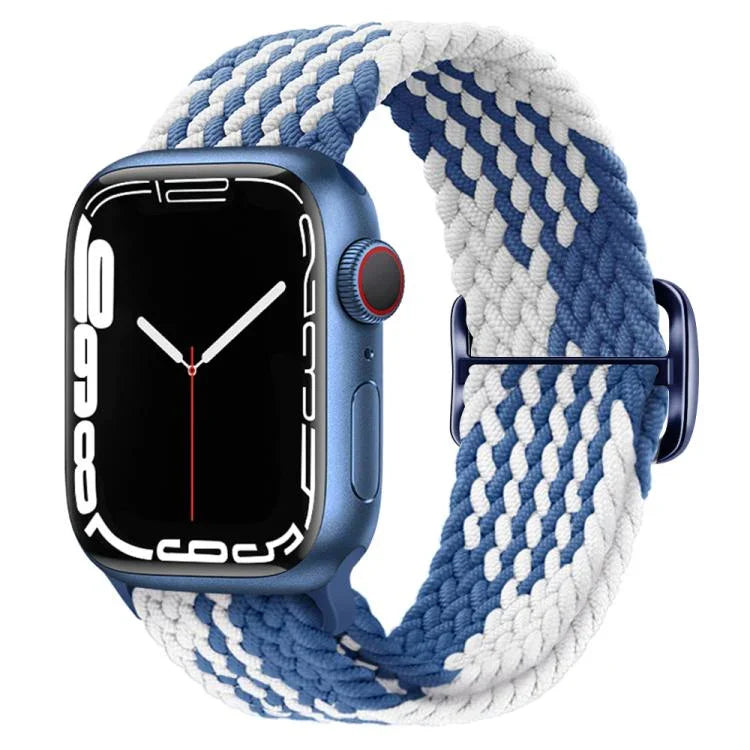 Dây đồng hồ nylon bện Kalebol với tám khóa, Dành cho Apple Watch 46mm / 49mm / 45mm / 44mm, Dành cho Apple Watch 42mm / 41mm / 40mm / 38mm