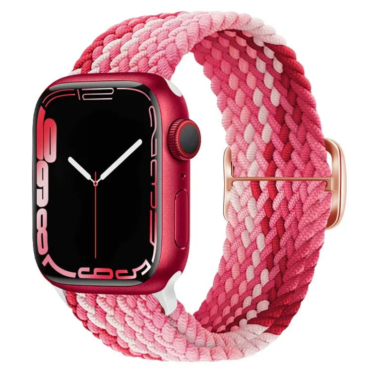 Dây đồng hồ nylon bện Kalebol với tám khóa, Dành cho Apple Watch 46mm / 49mm / 45mm / 44mm, Dành cho Apple Watch 42mm / 41mm / 40mm / 38mm