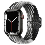 Dây đồng hồ nylon bện Kalebol với tám khóa, Dành cho Apple Watch 46mm / 49mm / 45mm / 44mm, Dành cho Apple Watch 42mm / 41mm / 40mm / 38mm