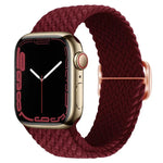 Dây đồng hồ nylon bện Kalebol với tám khóa, Dành cho Apple Watch 46mm / 49mm / 45mm / 44mm, Dành cho Apple Watch 42mm / 41mm / 40mm / 38mm