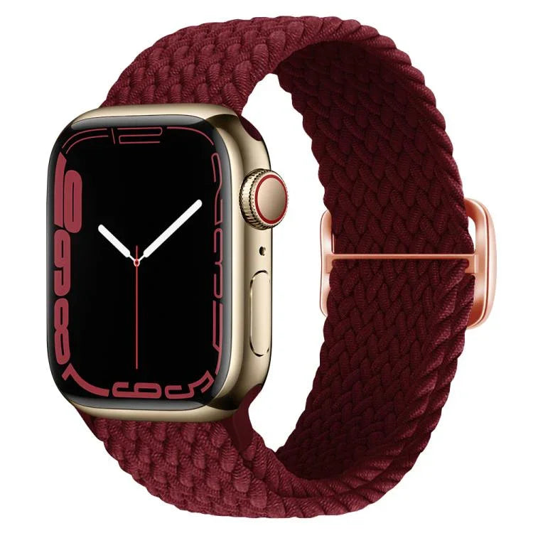 Dây đồng hồ nylon bện Kalebol với tám khóa, Dành cho Apple Watch 46mm / 49mm / 45mm / 44mm, Dành cho Apple Watch 42mm / 41mm / 40mm / 38mm