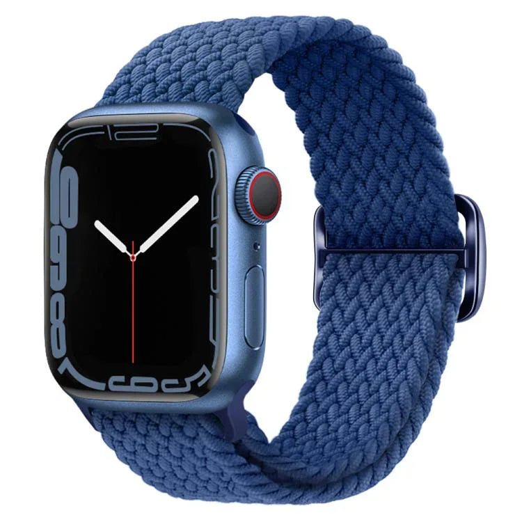 Dây đồng hồ nylon bện Kalebol với tám khóa, Dành cho Apple Watch 46mm / 49mm / 45mm / 44mm, Dành cho Apple Watch 42mm / 41mm / 40mm / 38mm