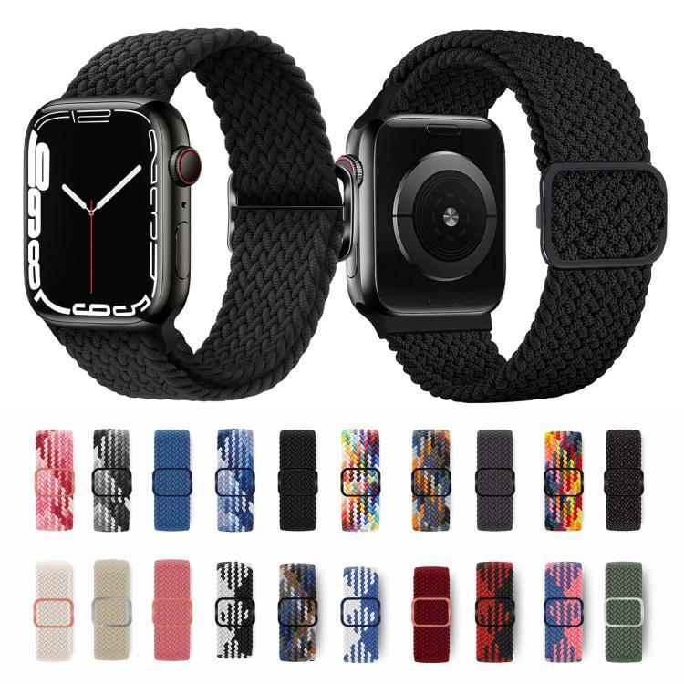 Dây đồng hồ nylon bện Kalebol với tám khóa, Dành cho Apple Watch 46mm / 49mm / 45mm / 44mm, Dành cho Apple Watch 42mm / 41mm / 40mm / 38mm