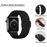 Dây đồng hồ nylon bện Kalebol với tám khóa, Dành cho Apple Watch 46mm / 49mm / 45mm / 44mm, Dành cho Apple Watch 42mm / 41mm / 40mm / 38mm