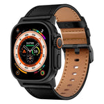 Dây đồng hồ da thật Kalebol, Dành cho Apple Watch 46mm / 49mm / 45mm / 44mm