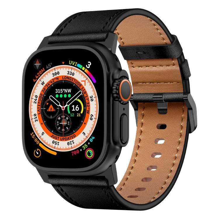 Dây đồng hồ da thật Kalebol, Dành cho Apple Watch 46mm / 49mm / 45mm / 44mm