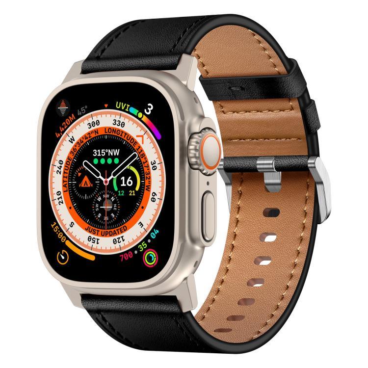Dây đồng hồ da thật Kalebol, Dành cho Apple Watch 46mm / 49mm / 45mm / 44mm
