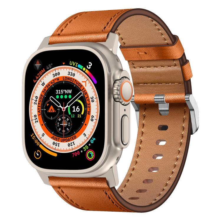 Dây đồng hồ da thật Kalebol, Dành cho Apple Watch 46mm / 49mm / 45mm / 44mm