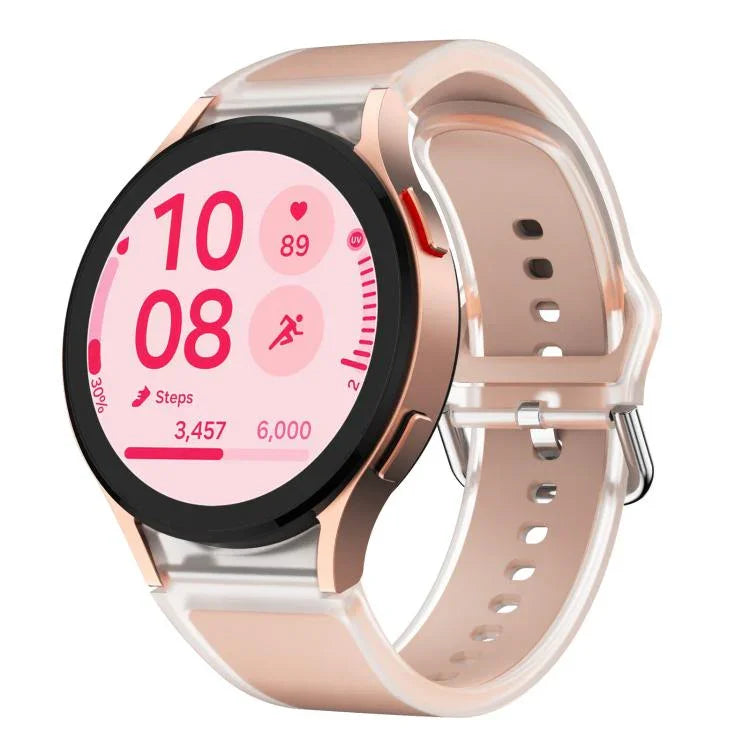 Dây đồng hồ silicone trong suốt Kalebol Glacier, Dành cho Samsung Galaxy Watch 7 / 6 / 5 / 4