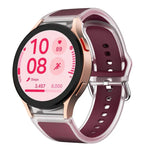 Dây đồng hồ silicone trong suốt Kalebol Glacier, Dành cho Samsung Galaxy Watch 7 / 6 / 5 / 4