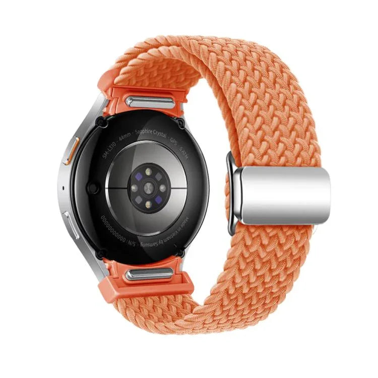 Dây đồng hồ vòng bện nút khóa nam châm Kalebol, Dành cho Samsung Galaxy Watch 5 Pro / 6 / 7