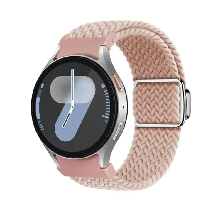 Dây đồng hồ vòng bện nút khóa nam châm Kalebol, Dành cho Samsung Galaxy Watch 5 Pro / 6 / 7