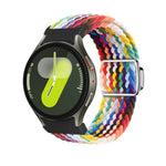 Dây đồng hồ vòng bện nút khóa nam châm Kalebol, Dành cho Samsung Galaxy Watch 5 Pro / 6 / 7