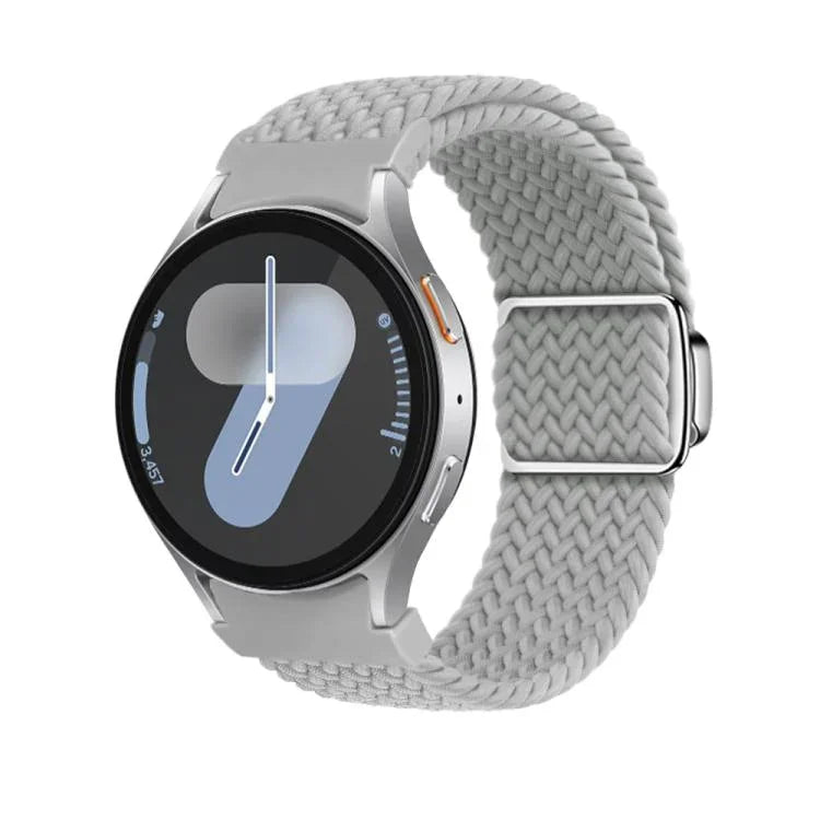 Dây đồng hồ vòng bện nút khóa nam châm Kalebol, Dành cho Samsung Galaxy Watch 5 Pro / 6 / 7