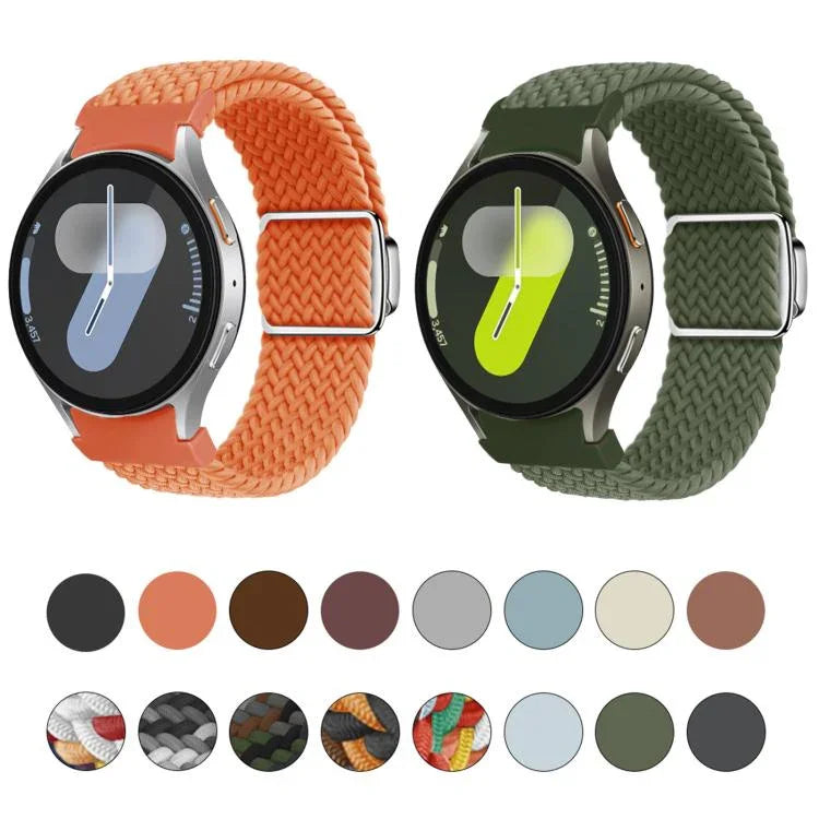 Dây đồng hồ vòng bện nút khóa nam châm Kalebol, Dành cho Samsung Galaxy Watch 5 Pro / 6 / 7