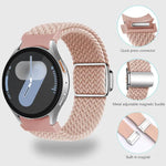 Dây đồng hồ vòng bện nút khóa nam châm Kalebol, Dành cho Samsung Galaxy Watch 5 Pro / 6 / 7