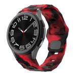 Dây silicone Kalebol họa tiết bóng đá khóa ngược, Dành cho Samsung Galaxy Watch 4 / 5 / 6