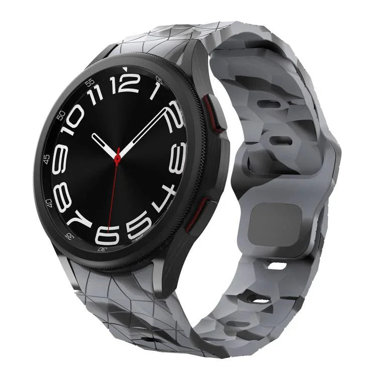 Dây silicone Kalebol họa tiết bóng đá khóa ngược, Dành cho Samsung Galaxy Watch 4 / 5 / 6