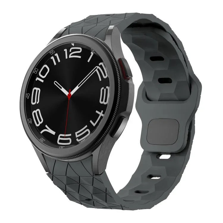 Dây silicone Kalebol họa tiết bóng đá khóa ngược, Dành cho Samsung Galaxy Watch 4 / 5 / 6